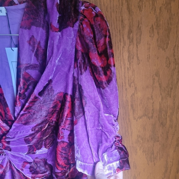 RHODE,  Leanna Dress‎ in Camellia Vine Crocus, Size Large - Picture 11 of 13